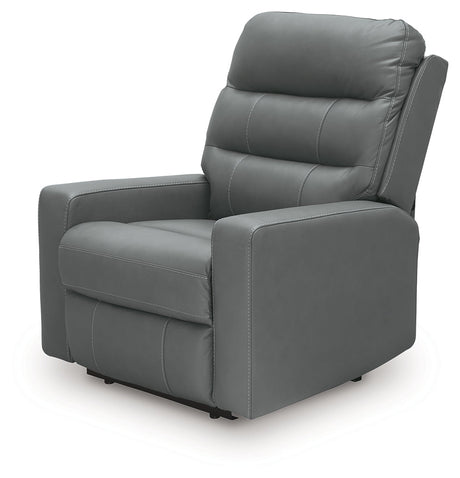 Pennacle Pier Tideon Power Recliner by Ashley at Eve Furniture