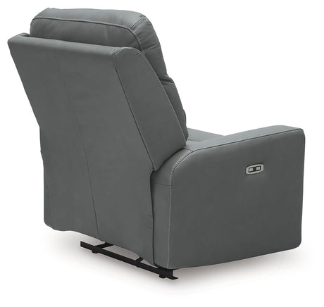 Pennacle Pier Tideon Power Recliner by Ashley at Eve Furniture