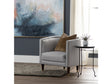 Pennington Black/Brown Petrified Wood Accent Table by Crestview at Eve Furniture