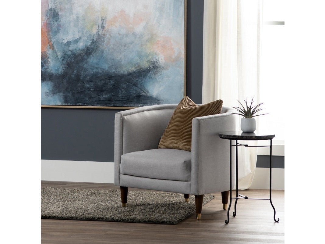 Pennington Black/Brown Petrified Wood Accent Table by Crestview at Eve Furniture