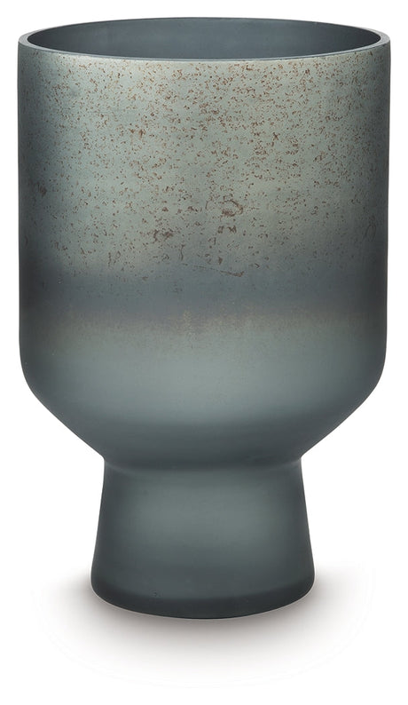 Pennmore Antique Blue Vase by Ashley at Eve Furniture