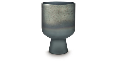 Pennmore Antique Blue Vase by Ashley at Eve Furniture