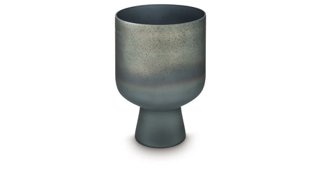 Pennmore Antique Blue Vase by Ashley at Eve Furniture