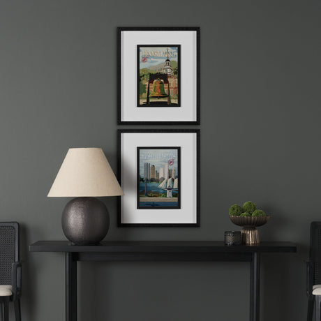 Pennsylvania Go USA (M) by Mercana Studio a Framed Art Print Matted under Glass by Mercana at Eve Furniture