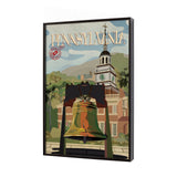 Pennsylvania Go USA (SM) by Mercana Studio a Hand Embellished Decograph Framed Art Print by Mercana at Eve Furniture