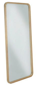 Penny Beveled Glass Floor Mirror in Buff Cream by Modus Furniture at Eve Furniture