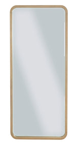 Penny Beveled Glass Floor Mirror in Buff Cream by Modus Furniture at Eve Furniture