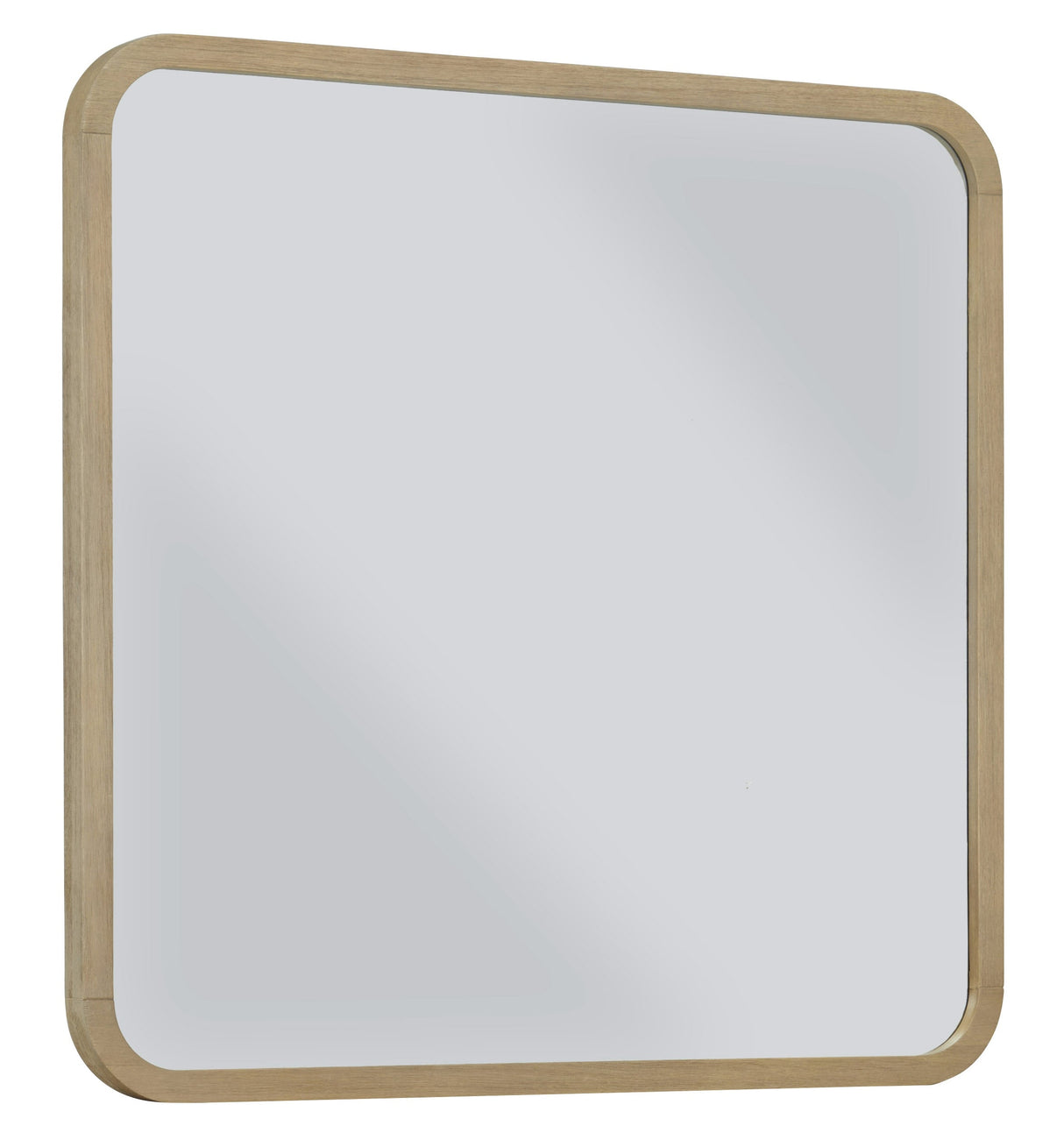 Penny Beveled Glass Wall or Dresser Mirror in Buff Cream by Modus Furniture at Eve Furniture