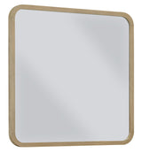Penny Beveled Glass Wall or Dresser Mirror in Buff Cream by Modus Furniture at Eve Furniture