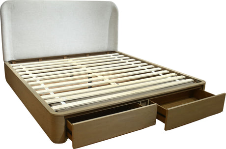 Penny Buff Cream Full Storage Bed by Modus Furniture at Eve Furniture