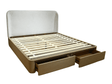 Penny Buff Cream King Storage Bed by Modus Furniture at Eve Furniture