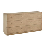 Penny Buff Cream Six Drawer Dresser by Modus Furniture at Eve Furniture