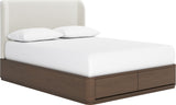 Penny Chocolate Mousse California King Storage Bed by Modus Furniture at Eve Furniture