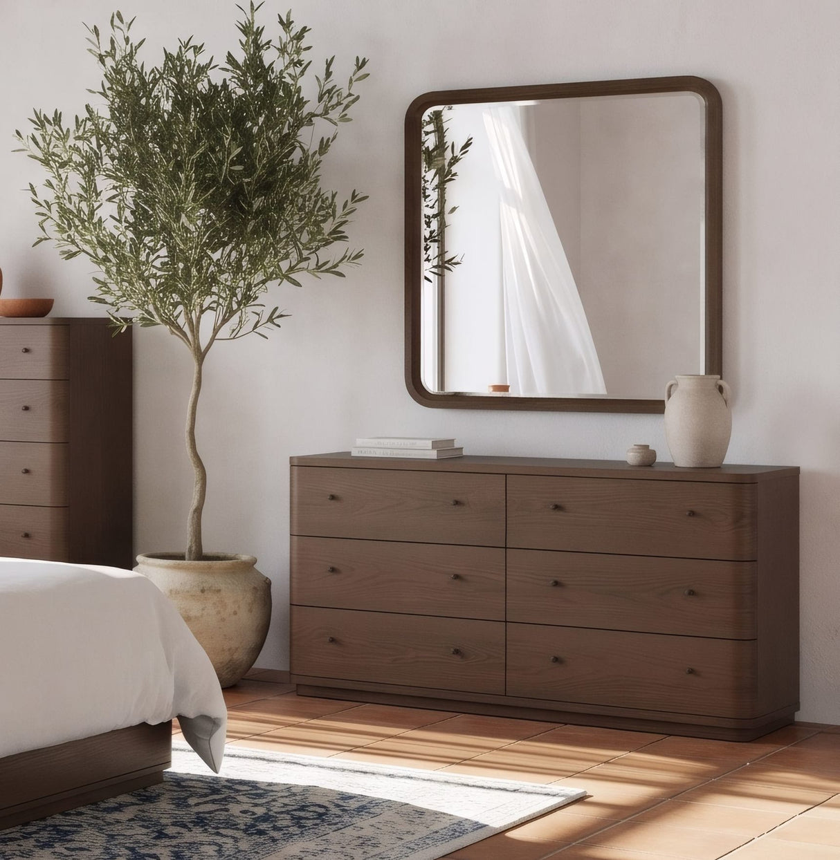 Penny Chocolate Mousse Dresser Mirror by Modus Furniture at Eve Furniture