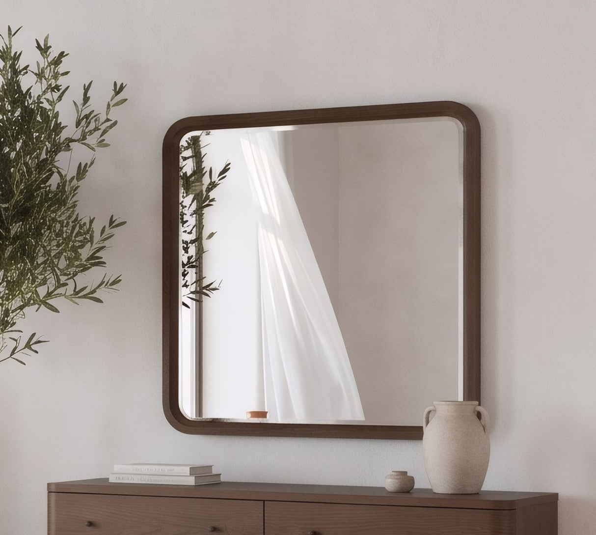 Penny Chocolate Mousse Dresser Mirror by Modus Furniture at Eve Furniture