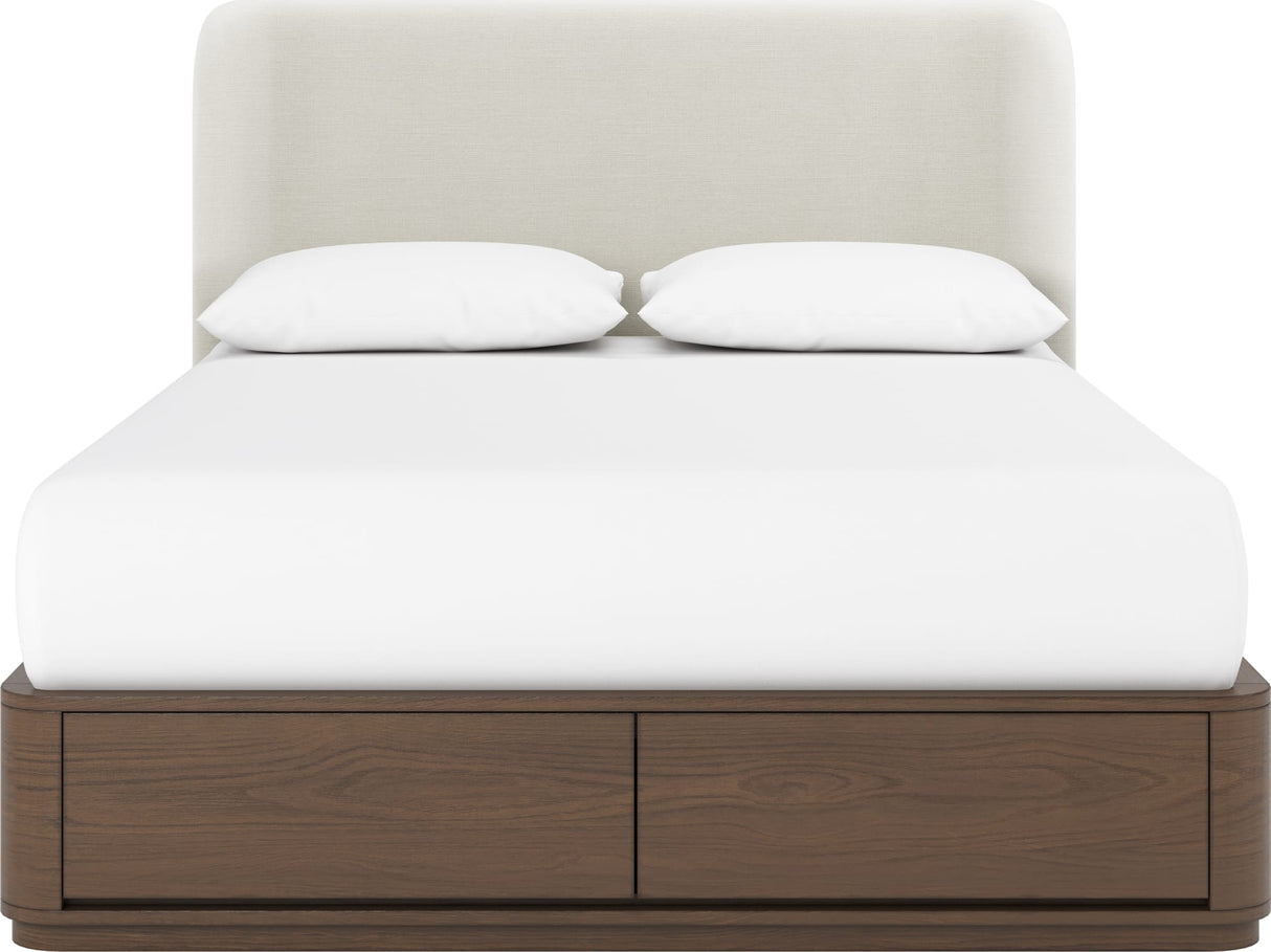 Penny Chocolate Mousse Full Storage Bed