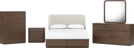 Penny Chocolate Mousse Full Storage Bed by Modus Furniture at Eve Furniture