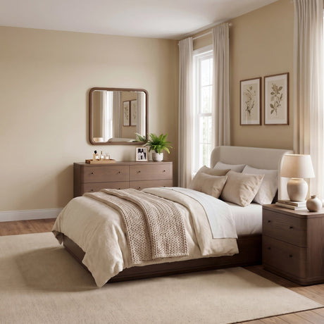 Penny Chocolate Mousse Nightstand by Modus Furniture at Eve Furniture
