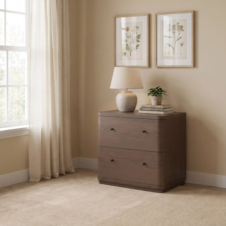 Penny Chocolate Mousse Nightstand by Modus Furniture at Eve Furniture