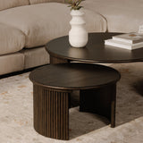 Penny Dark Brown Small Coffee Table by MOES at Eve Furniture