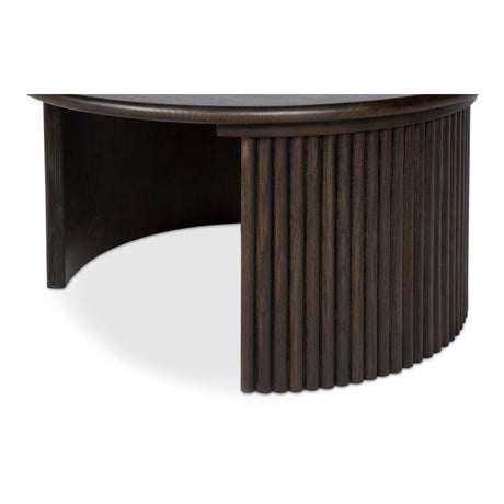 Penny Dark Brown Small Coffee Table by MOES at Eve Furniture