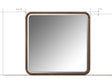 Penny Fluted Chocolate Mousse Dresser Mirror by Modus Furniture at Eve Furniture