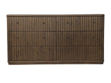 Penny Fluted Chocolate Mousse Dresser by Modus Furniture at Eve Furniture