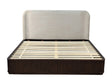 Penny Fluted Chocolate Mousse Queen Bed by Modus Furniture at Eve Furniture