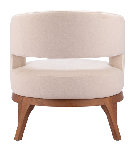 Penryn Beige Accent Chair by Zuomod at Eve Furniture