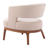 Penryn Beige Accent Chair by Zuomod at Eve Furniture