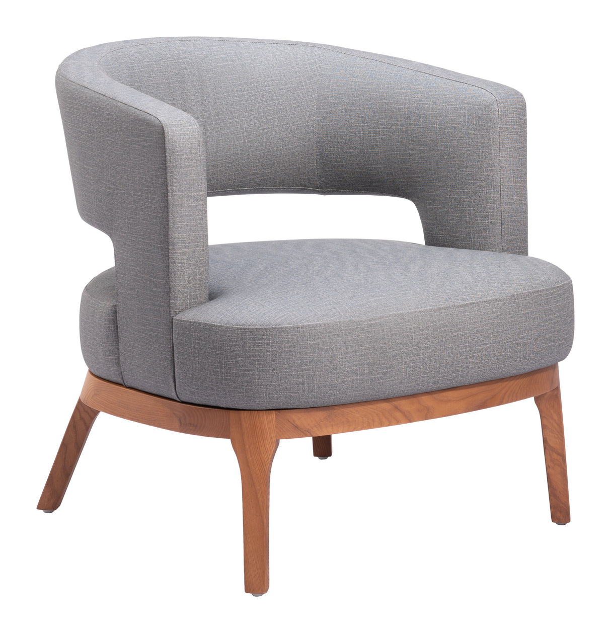 Penryn Slate Gray Accent Chair by Zuomod at Eve Furniture