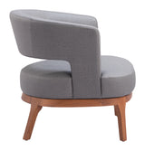 Penryn Slate Gray Accent Chair by Zuomod at Eve Furniture