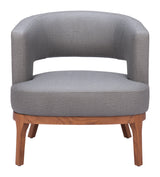 Penryn Slate Gray Accent Chair by Zuomod at Eve Furniture