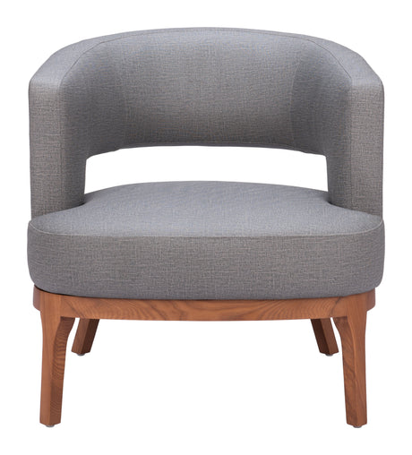 Penryn Slate Gray Accent Chair by Zuomod at Eve Furniture