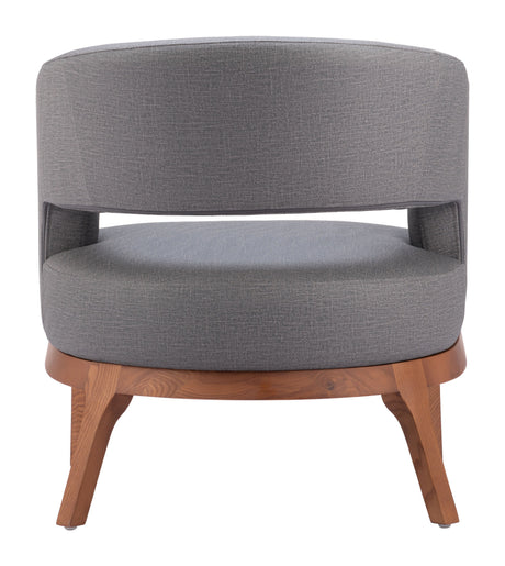 Penryn Slate Gray Accent Chair by Zuomod at Eve Furniture