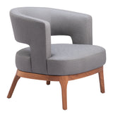 Penryn Slate Gray Accent Chair by Zuomod at Eve Furniture