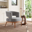 Penryn Slate Gray Accent Chair by Zuomod at Eve Furniture