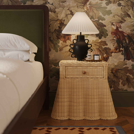 Pentra Natural Rattan Nightstand by TOV Furniture at Eve Furniture