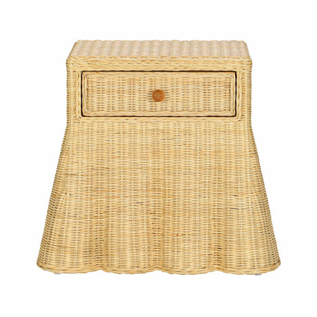 Pentra Natural Rattan Nightstand by TOV Furniture at Eve Furniture