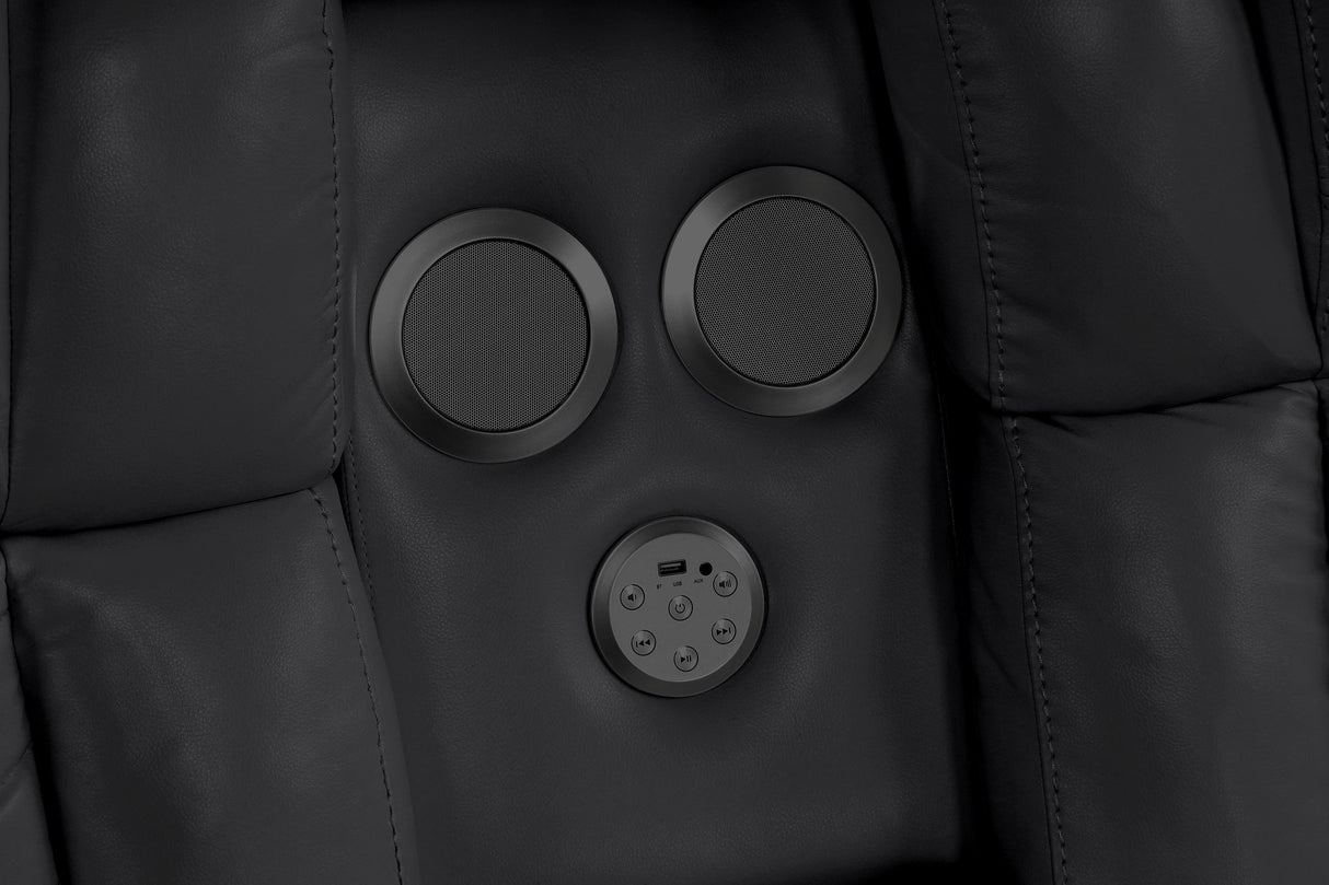 Peonia Brown Reclining Sectional by Happy Homes at Eve Furniture