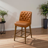 Peoria Elegant Mid-Century Modern Counter Stool for Kitchen Island by Ashcroft Furniture at Eve Furniture