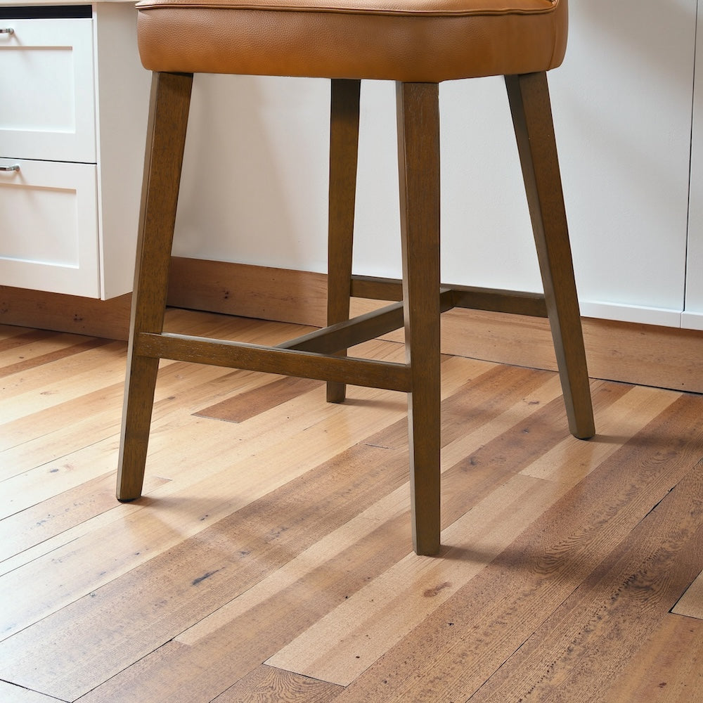 Peoria Elegant Mid-Century Modern Counter Stool for Kitchen Island by Ashcroft Furniture at Eve Furniture