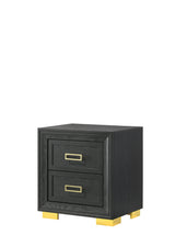 Pepe Black and Gold Panel Upholstered Bedroom Set by Crown Mark at Eve Furniture