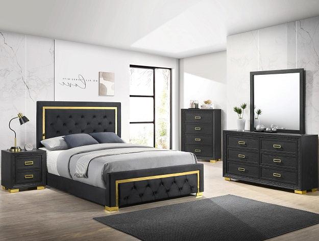 Pepe Black Mirror (Mirror Only) by Crown Mark at Eve Furniture