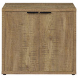 Pepita Mango Brown 2-Door Engineered Wood Accent Cabinet with Adjustable Shelves by Coaster at Eve Furniture