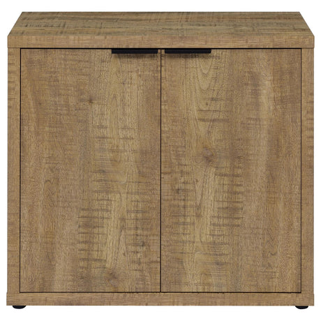 Pepita Mango Brown 2-Door Engineered Wood Accent Cabinet with Adjustable Shelves by Coaster at Eve Furniture