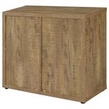 Pepita Mango Brown 2-Door Engineered Wood Accent Cabinet with Adjustable Shelves by Coaster at Eve Furniture