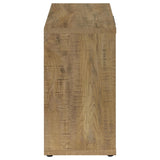 Pepita Mango Brown 2-Door Engineered Wood Accent Cabinet with Adjustable Shelves by Coaster at Eve Furniture