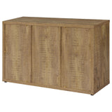 Pepita Mango Brown 3-Door Engineered Wood Accent Cabinet with Adjustable Shelves by Coaster at Eve Furniture
