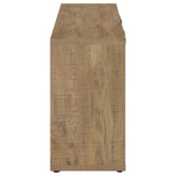 Pepita Mango Brown 3-Door Engineered Wood Accent Cabinet with Adjustable Shelves by Coaster at Eve Furniture